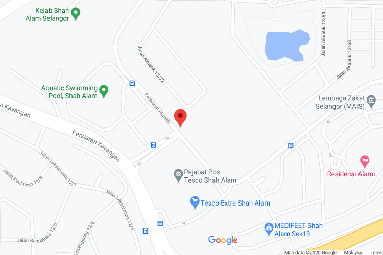 1 Panel Free Standing Billboard at Jalan Akuatik, Shah Alam, Selangor (near Lotus's Shah Alam)