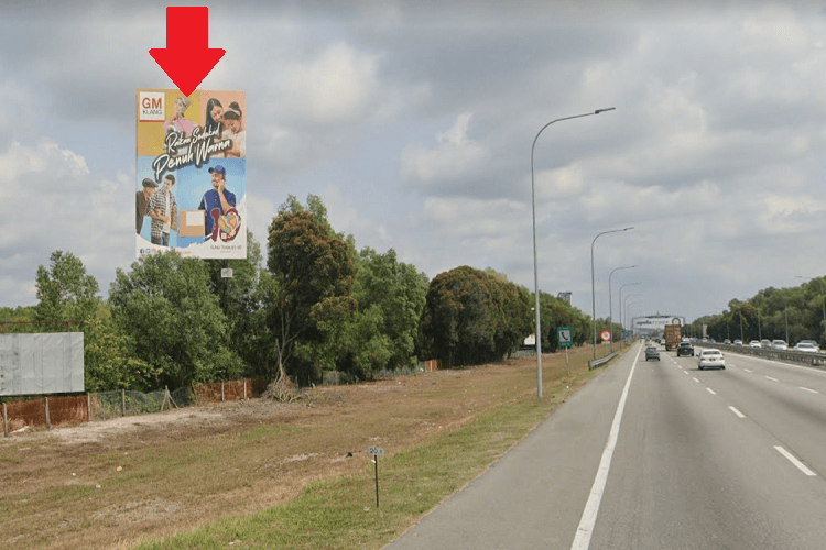 1 Sided Unipole Billboard at KM20.60 ELITE, Jenjarom, Selangor (near Putrajaya Interchange)
