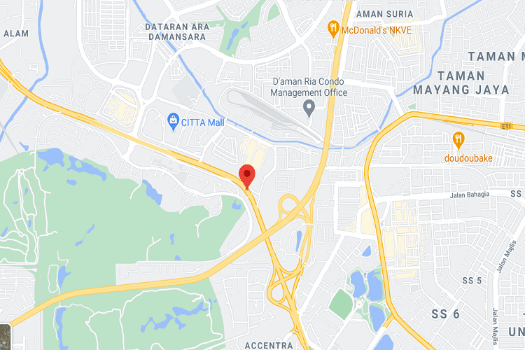 1 Sided Overhead Bridge Billboard at KM19 from Jalan Lapangan Terbang (B), Shah Alam, Selangor (to Kuala Lumpur / Federal Highway)