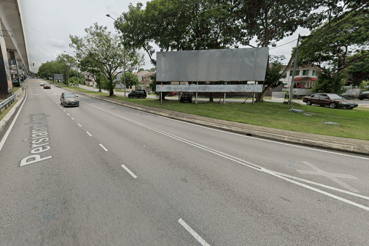 1 Sided Free Standing Billboard at Persiaran Jengka, Subang Jaya, Selangor (opposite SS15)