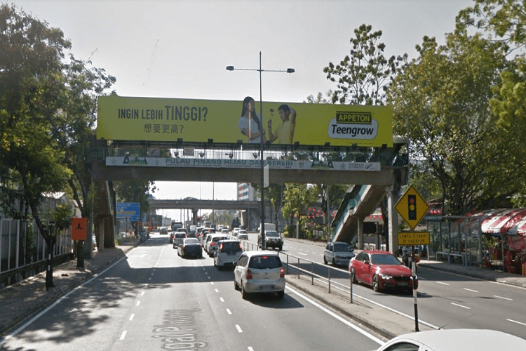 1 Sided Overhead Bridge Billboard at Jelutong Expressway, Jelutong, Penang (Exit near Sungai Penang)