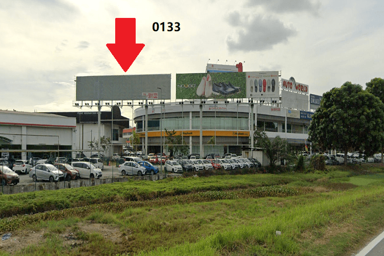 1 Sided Free Standing Billboard at Autocity, Jalan Perusahaan, Perai, Penang (A)