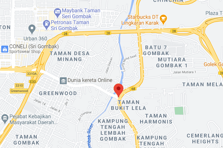 1 Sided Overhead Bridge Billboard at Jalan Batu Caves, Gombak, Selangor
