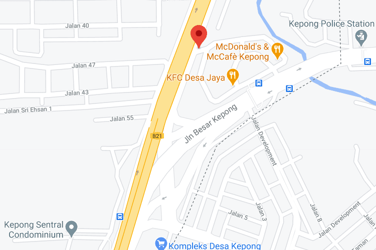 1 Sided Free Standing Billboard at Selayang - Kepong Highway, Kuala Lumpur