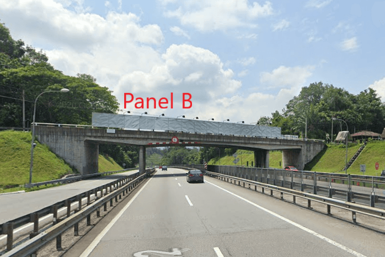 2 Sided Overhead Bridge Billboard at NSE KM249.45 - from Kuala Kangsar to Jelapang, Kuala Kangsar, Perak (near R&R Sungai Perak)