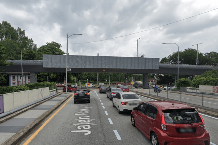 1 Sided Overhead Bridge Billboard at Jalan Bangsar, Kuala Lumpur