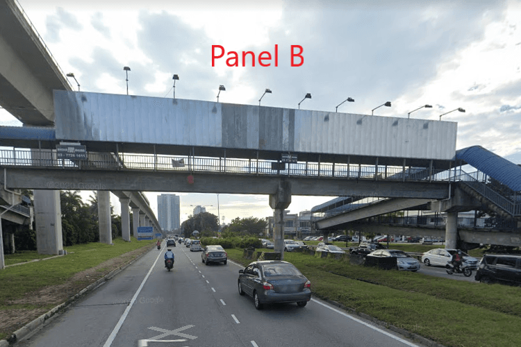 2 Sided Overhead Bridge Billboard at Jalan Bukit Jalil, Selangor