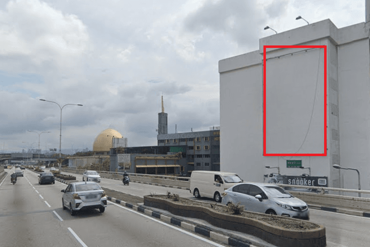 1 Sided Wall-Banner Billboard at Jalan Yew, Hotel Wenworth, Kuala Lumpur