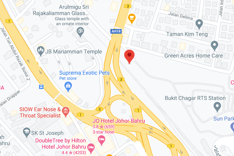 1 Sided Free Standing Billboard at Jalan Tebrau, Bukit Chagar, Johor