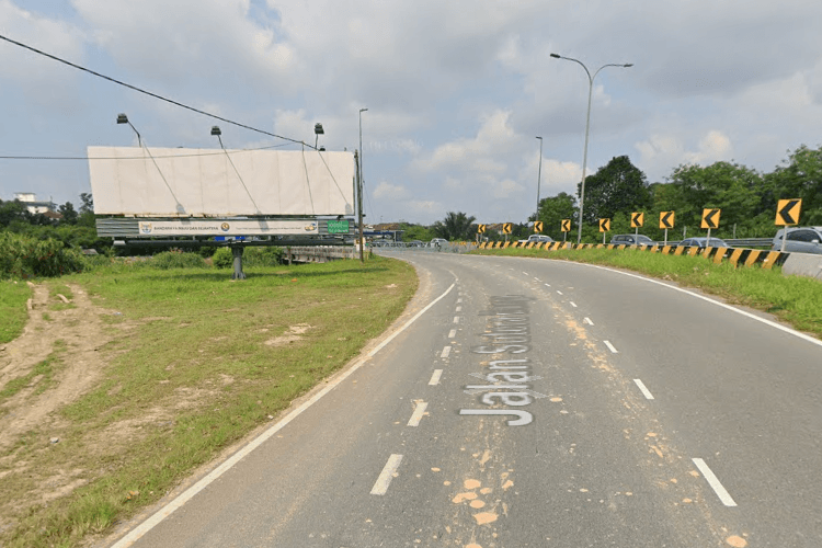 1 Sided Free Standing Billboard at Jalan Sutera Danga, Melaka
