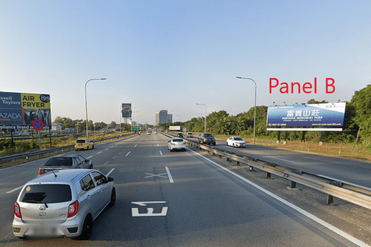 2 Sided Horizontal Spectacular Billboard at NSE KM145.5, Juru, Penang