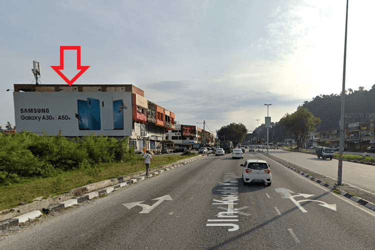 1 Sided Wall-Banner Billboard at Jalan Kuala Kangsar, Kuala Kangsar, Perak