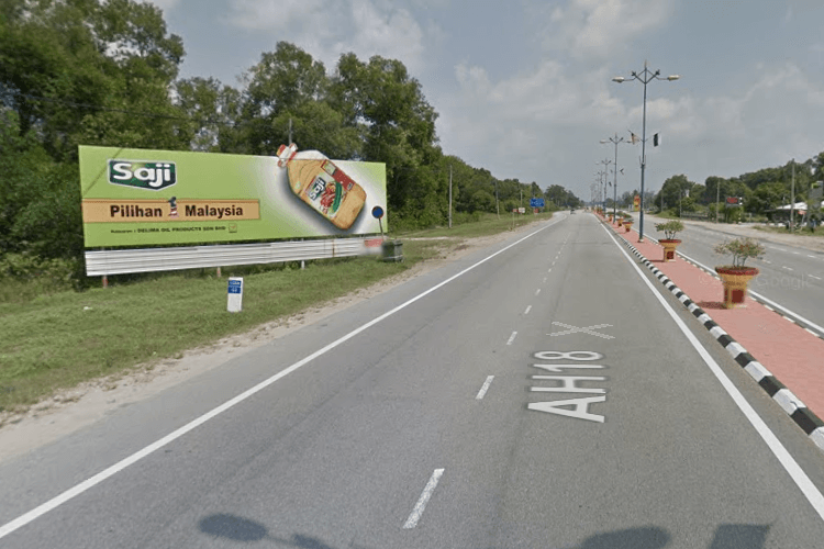 1 Sided Free Standing Billboard at Taman Sri Maulana, Pekan, Pahang