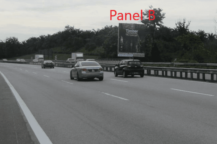 2 Sided Minipole Billboard at NSE KM375.5, Slim River, Perak