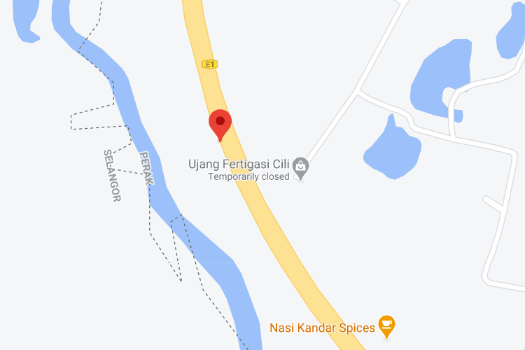 2 Sided Vertical Minipole Billboard at NSE KM392.1 (A), Tanjong Malim, Perak