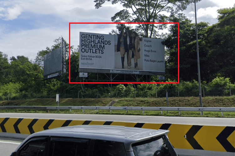 1 Sided Spectacular Billboard at Karak Highway KM20.5, Kuala Lumpur