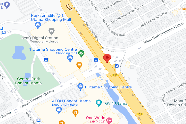 2 Panel Lightbox Billboard at LDP highway, Petaling Jaya, Selangor