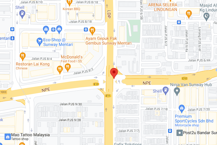 2 Panel Lightbox Billboard at Sunway Mentari / LDP, Subang Jaya, Selangor (heading into Sunway)