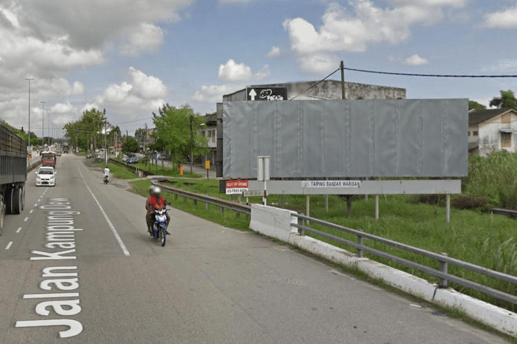 2 Sided Free Standing Billboard at Taiping / Jalan Kampung Dew, Perak
