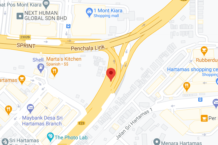 1 Sided Overhead Bridge Billboard at Penchala Link KM1.55, Damansara, Kuala Lumpur (beside Empire City)