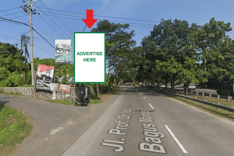 1 Panel Vertical Baliho Billboard at Jl. Bypass Ida Bagus Mantra, Keramas, Gianyar, Bali 