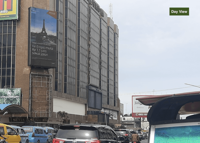 1 Panel Vertical Videotron Billboard at Jl. MT Haryono, Medan, Sumatera Utara  (Olympia Plaza Building)