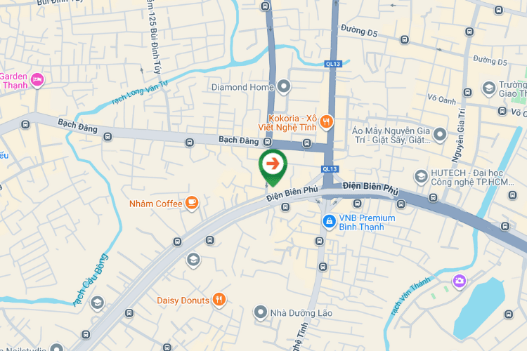 Map - Horizontal Wallscape Billboard at 321 Dien Bien Phu, Gia Dinh Ward, Ho Chi Minh City