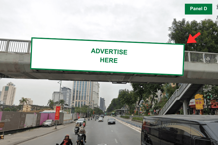 Panel D - Horizontal Light Box Billboard at 309 Giang Vo Street, O Cho Dua Ward, Ha Noi City