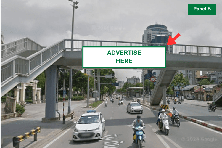 Panel B - Horizontal Light Box Billboard at 83 Lang Ha Street, Giang Vo Ward, Ha Noi City
