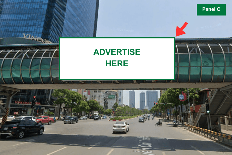 Panel C - Horizontal Light Box Billboard at 87 Nguyen Chi Thanh, Phuong Lang Ward, Ha Noi City