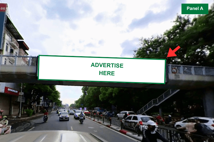 2 bảng quảng cáo hộp đèn 292 Tây Sơn, Phường Ô Chợ Dừa, Hà Nội (Cầu đi bộ Thuỷ Lợi)