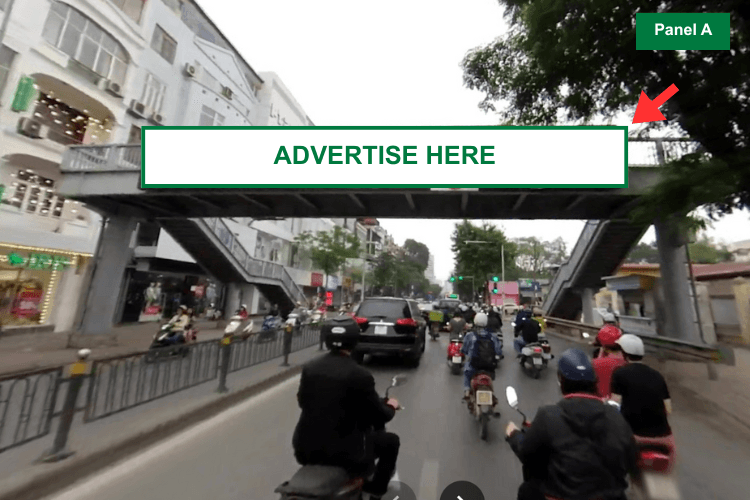 2 Panel Horizontal Light Box Billboard at 109 Chua Boc Street, Kim Lien Ward, Ha Noi City