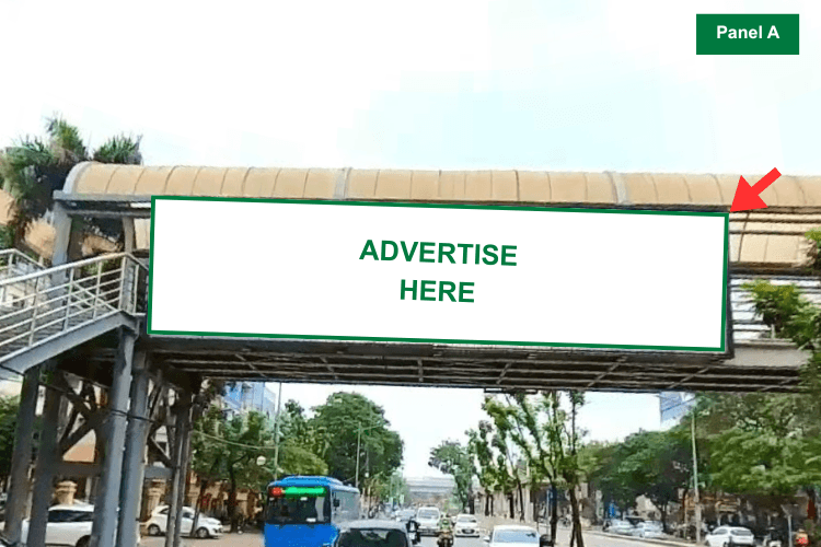 4 Panel Horizontal Light Box Billboard at 181 Hoang Quoc Viet, Nghia Do Ward, Ho Chi Minh City