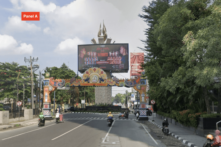 2 Sided Horizontal Videotron Billboard at Jl. Gajah Mada - Jl. KH. Zainul Arifin, Medan, Sumatera Utara 