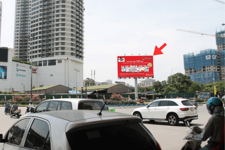 1 Bảng quảng cáo trụ đơn tại đường Xuân Thủy, Phường Nghĩa Đô, Thành phố Hà Nội (Nút giao Xuân Thủy - Phạm Văn Đồng - Hồ Tùng Mậu)