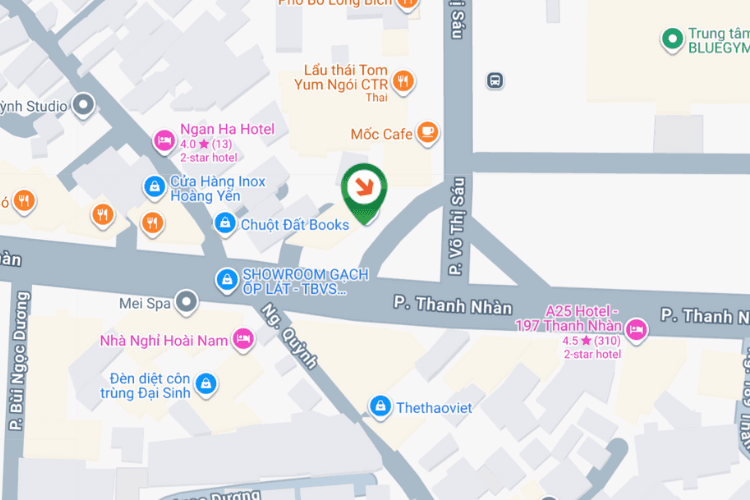 Map - Horizontal Wallscape Billboard at 48 Thanh Nhan Street, Hai Ba Trung Ward, Ha Noi City (Gas station)