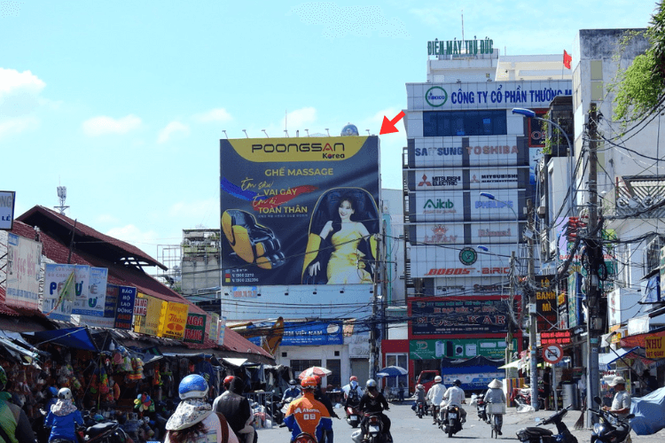 1 Panel Horizontal Wallscape Billboard at 695 Kha Van Can, Hiep Binh Ward, Ho Chi Minh City