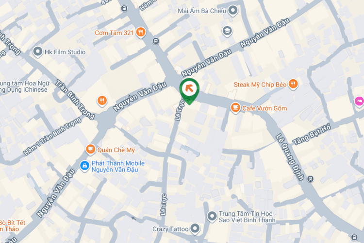 Map - Vertical Wallscape Billboard at 309 Le Quang Dinh, Gia Dinh Ward, Ho Chi Minh City