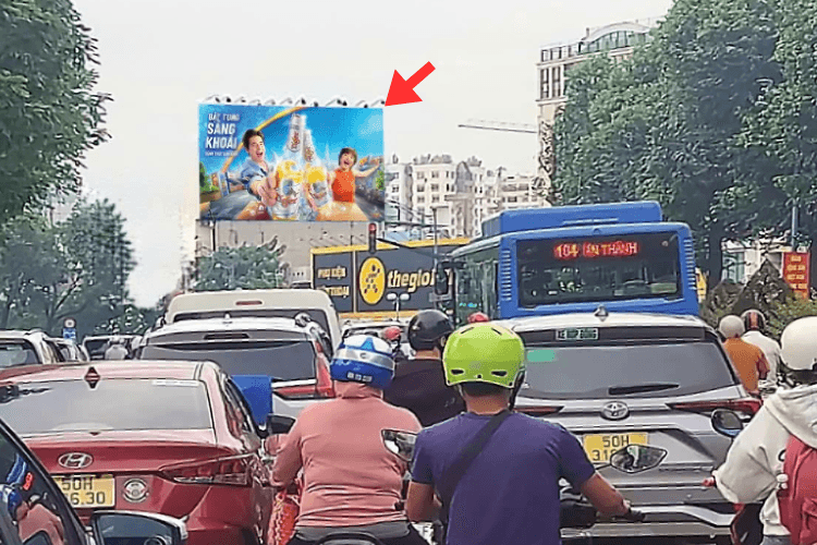 2 mặt bảng quảng cáo treo tường tại 976 Trường Chinh, phường Tân Bình, Thành phố Hồ Chí Minh