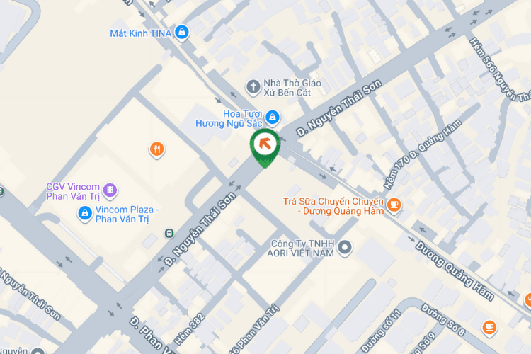 Map - Horizontal Wallscape Billboard at 508 Nguyen Thai Son, An Nhon Ward, Ho Chi Minh City (Family Mart)