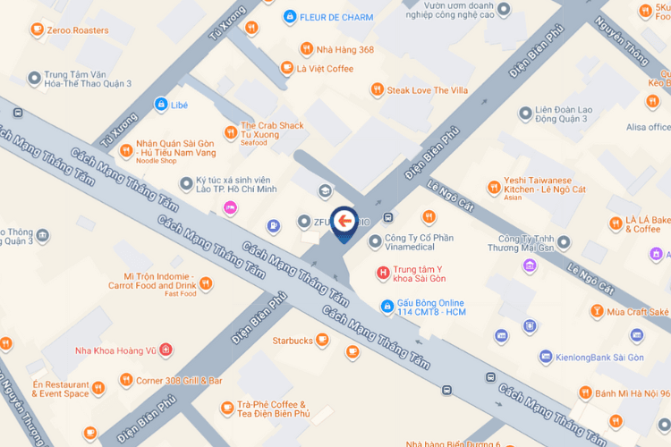 Map - Horizontal LED Screen Billboard at Vuon Lai, Ho Chi Minh City