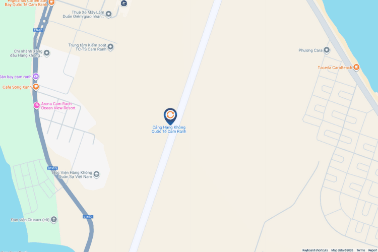 Map - Horizontal LED Screen Billboard at Cam Ranh International Airport, Bac Cam Ranh, Khanh Hoa (Baggage Carousel Head LCD)