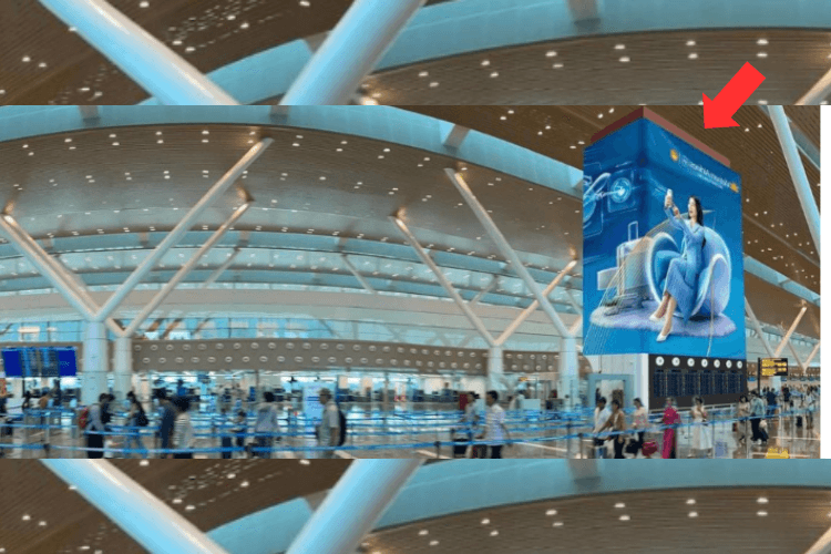 1 Panel Horizontal LED Wall Cladding Billboard at Tan Son Nhat International Airport, Tan Son Hoa, Ho Chi Minh City (East Wing, Terminal 3)