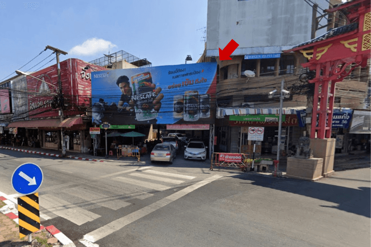 1 Panel Horizontal Static Billboard at Chang Moi Rd., Waroros Market, Bangkok, Chiang Mai