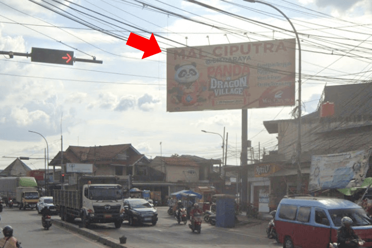 1 Sided Horizontal Static Billboard at Jl. Gatot Subroto, Jatake, Jatiuwung, Tangerang, Banten (nearby McDonald's)