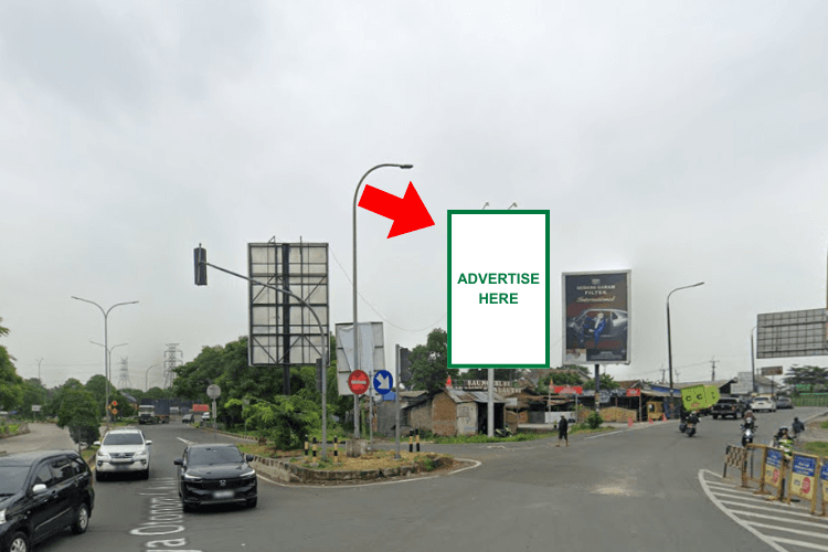 1 Panel Vertical Static Billboard at JI. Raya Otonom Cikupa, Pasir Gadung, Cikupa, Kabupaten Tangerang, Banten (nearby Pos Polantas)