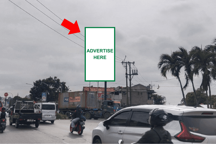 1 Panel Vertical Static Billboard at Jl Raya serang kp. Kawdaran, Cibadak, Cikupa, Kabupaten Tangerang, Banten (Simpang 4 Balaraja Timur)