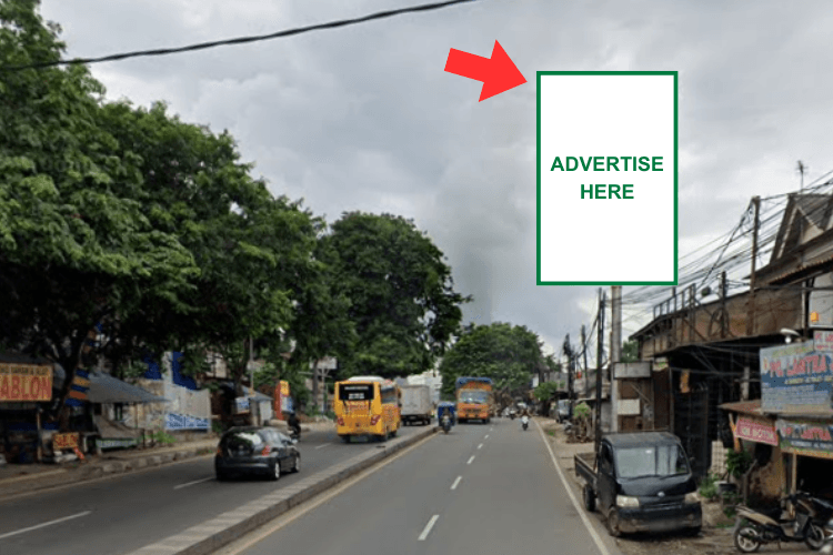 1 Sided Vertical Static Billboard at Jl. Raya Serang, Bunder, Cikupa, Kabupaten Tangerang, Banten (nearby Bitung Jaya Thrift Shop)