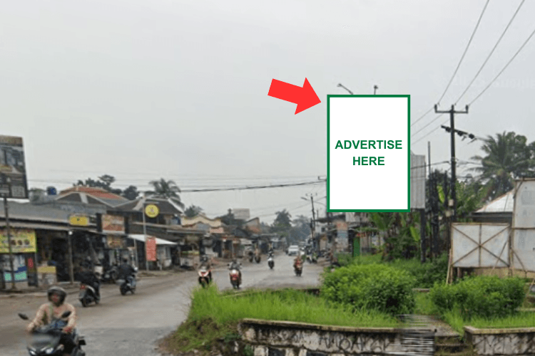 1 Panel Vertical Static Billboard at Jl. Raya Kutruk, Kutruk, Jambe, Kabupaten Tangerang, Banten (Bunderan Tigaraksa Malangnengah,side A)