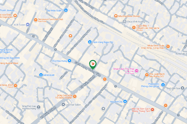 Map - Horizontal Wall-mounted Pano Billboard at 533 Cach Mang Thang 8, Hoa Hung, Ho Chi Minh City